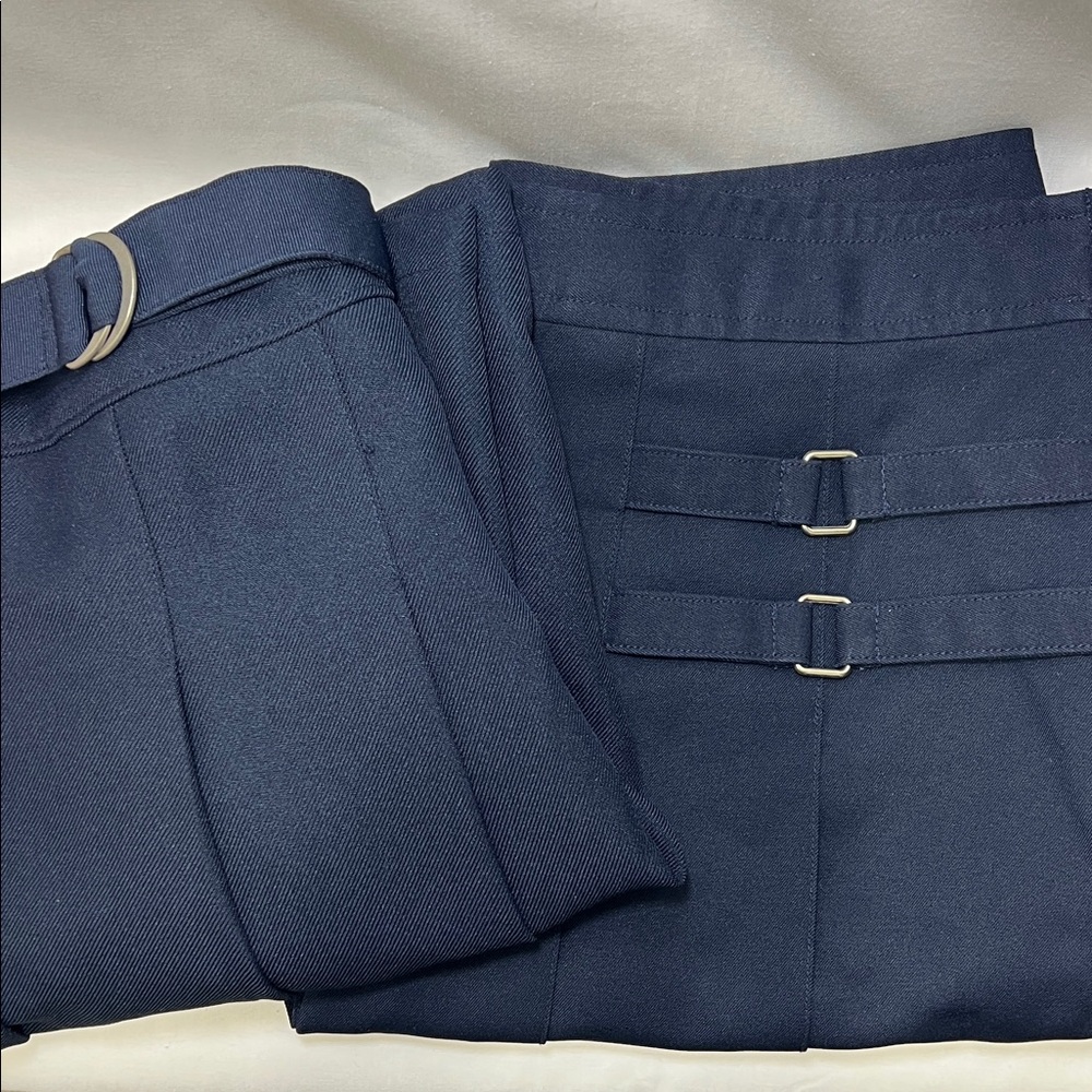 2  Girls Navy School Skorts French Toast/George